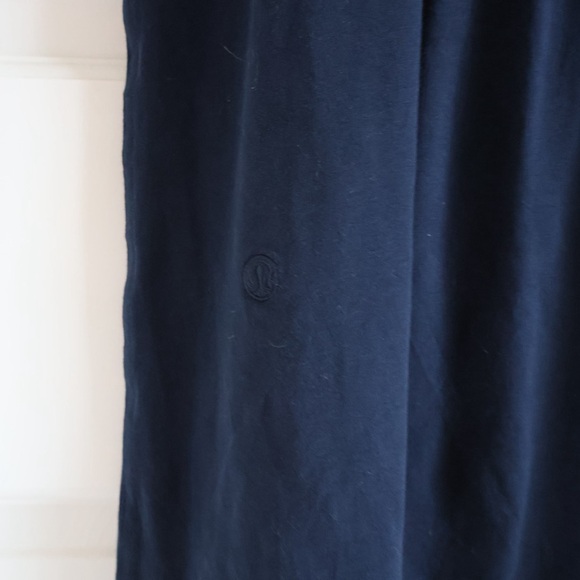 Lululemon Organic Cotton Cinched-Waist Dress True Navy Size Small - Picture 5 of 6